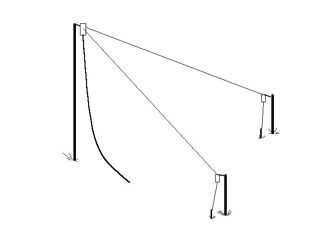 2х21м Цеппелин Антенна Уголковый Вибратор 2 42м