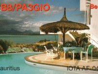 3B8/PA3GIO  -  SSB Year: 2002 Band: 10, 12m Specifics: IOTA AF-049 mainland Mauritius