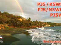 PJ5/K5WE  - CW Year: 2014 Band: 10, 12, 15, 17, 20, 30m Specifics: IOTA NA-145 Sint Eustatius island