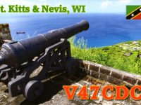 V47CDC  - CW Year: 2018 Band: 17m Specifics: IOTA NA-104 Saint Kitts island