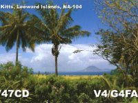 V4/G4FAL  - CW Year: 2009 Band: 20m Specifics: IOTA NA-104 Saint Kitts island