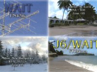 J6/WA1T  - CW Year: 2004 Band: 10m Specifics: IOTA NA-108 mainland Saint Lucia