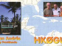 HK0GU | HK0GU/p  - CW Year: 2001, 2002, 2004, 2006 | 2002 Band: 10, 12, 15, 17, 20, 30, 40m | 15m Specifics: IOTA NA-033 San Andres island & IOTA NA-049 Providencia island | IOTA NA-049 Providencia island