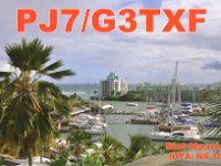 PJ7/G3TXF  - CW Year: 2013 Band: 12, 17m Specifics: IOTA NA-105 mainland Sint Maarten