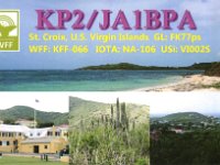 KP2/JA1BPA  - CW Year: 2010 Band: 30m Specifics: IOTA NA-106 Saint Croix island