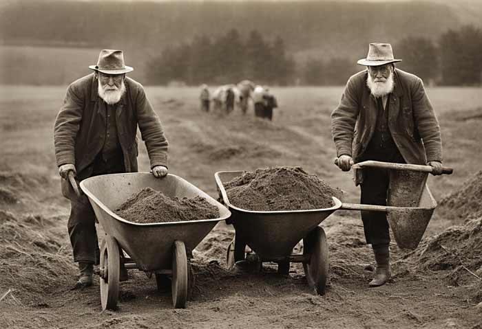 Men with barrows