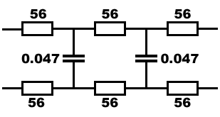 Line simulation circuit 1