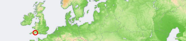 Page header graphic: Map of Europe with M0WAN location marked, by Andrew Westcott