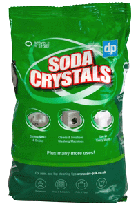Soda crystals