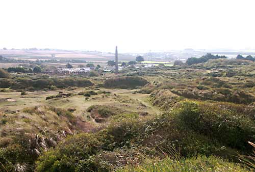Recent photo showing a view of where the factory used to be