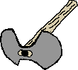 Sketch of a basing hammer