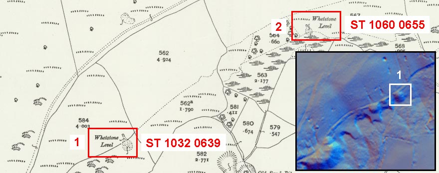 map of Rhododendron Wood and Blackborough