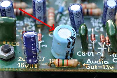 Showing capacitor C2