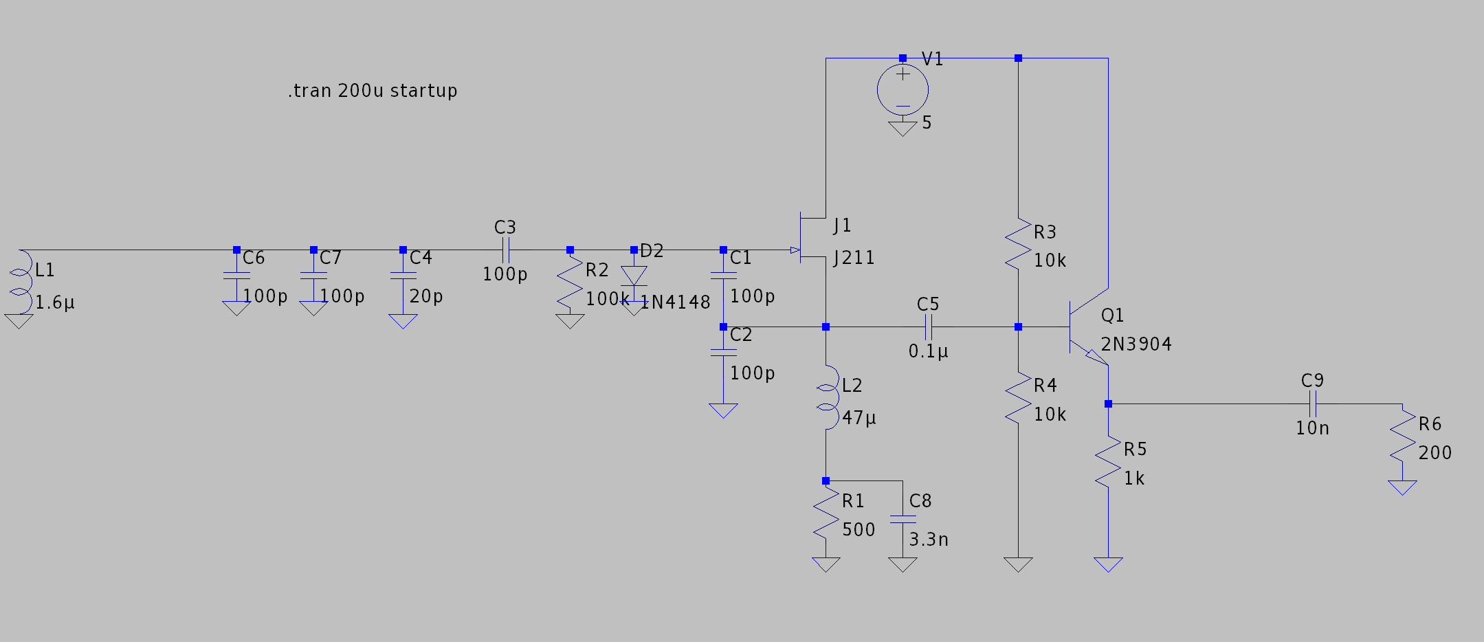 VFO schematic