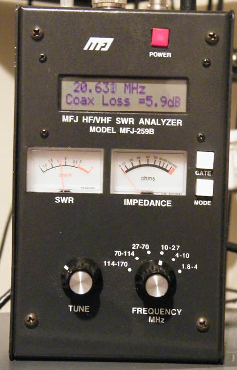 MFJ 259b Antenna Analyzer Looks and Works Excellent Used | Antenas ...