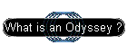 What is an Odyssey ?