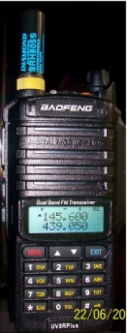 Baofeng UV-9Rplus IP68 UHF/VHF Dual-Band FM-Transceiver 10W. 4800mAH- 128 Kanäle. 