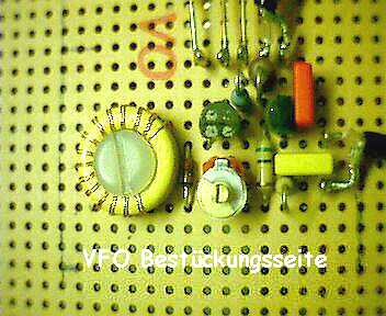 VFO Bestckungsseite und Ringkern