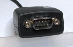 male 9-pin D-sub socket