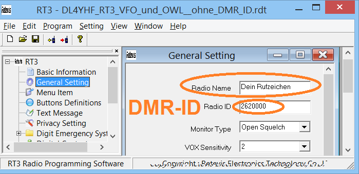 dmr programming software md-uv380