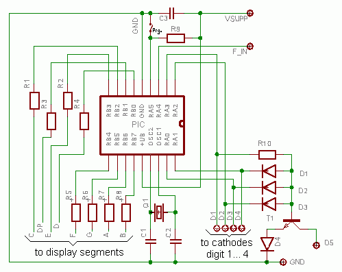 PIC board schematics, "variant 2"