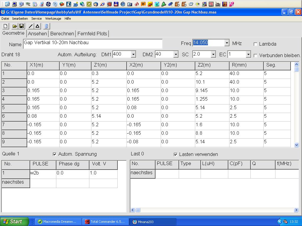 library of mmana antenna files