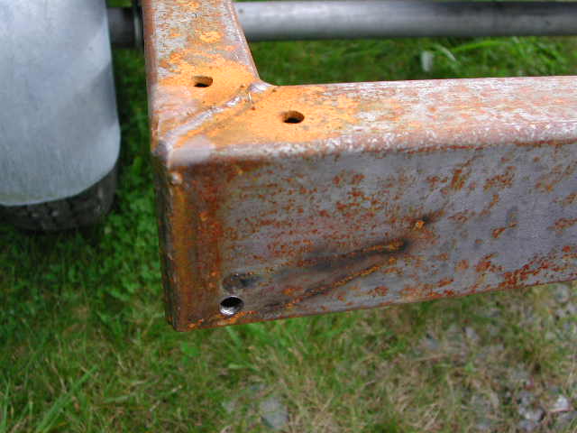 holes drilled