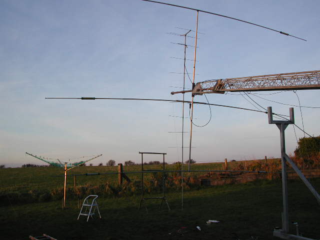 mast tilted over