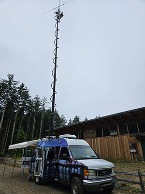 photo converted TV news van