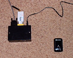 The Tracker2 gets its NMEA data from a Bluetooth GPS