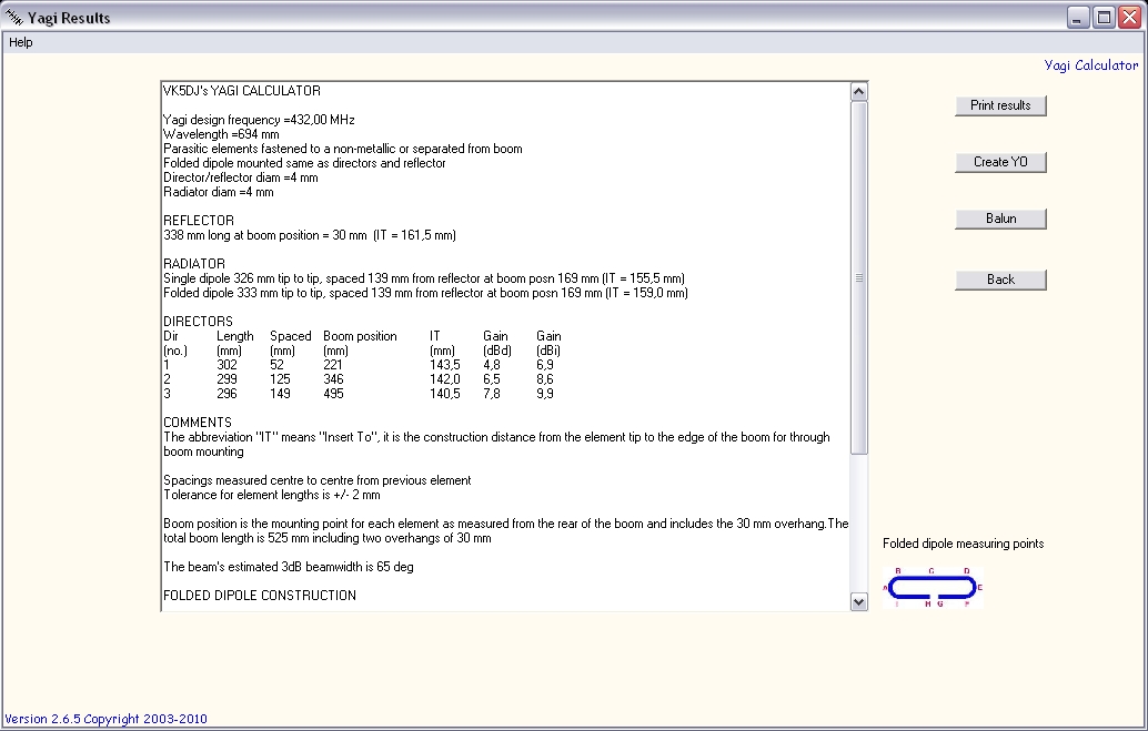 dl6wu yagi design program