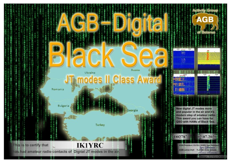 DIGITAL AWARD AGB ACTIVITY GROUP BELARUS