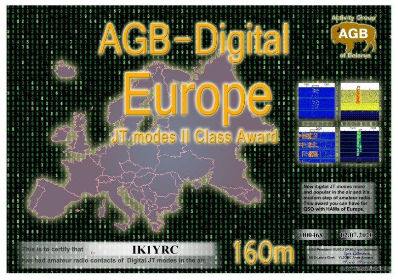 DIGITAL AWARD AGB ACTIVITY GROUP BELARUS