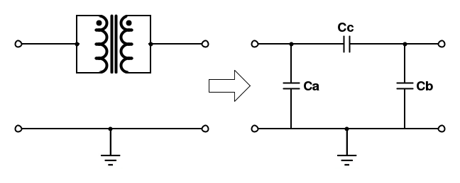 BN-73-202_braid_breaker parasitic capacitances equivalent circuit