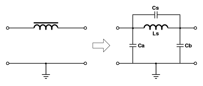 common-mode choke equivalent circuit