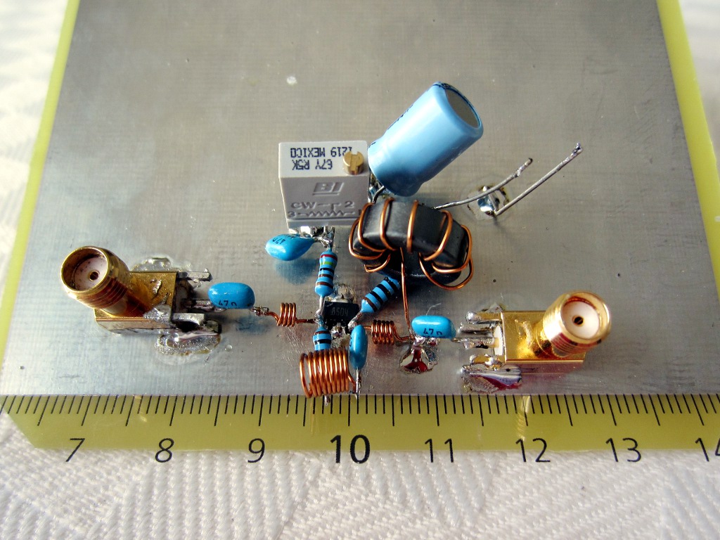 Low-power amplifier with PD85004