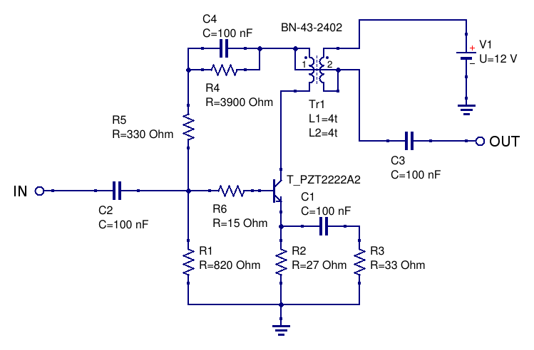 Low-power driver schematic