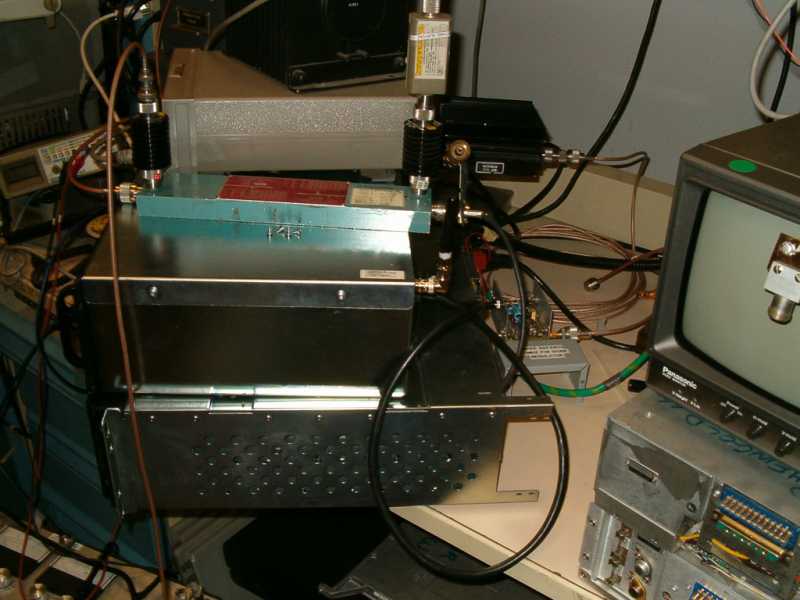 Side view, PIN modulator behind