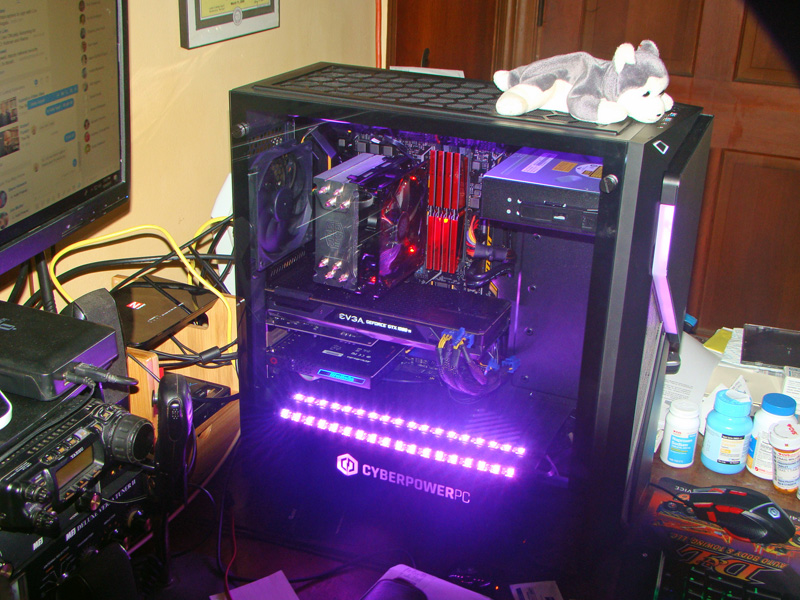 CyberPowerPC Gamer Infinity XLC (Side View)