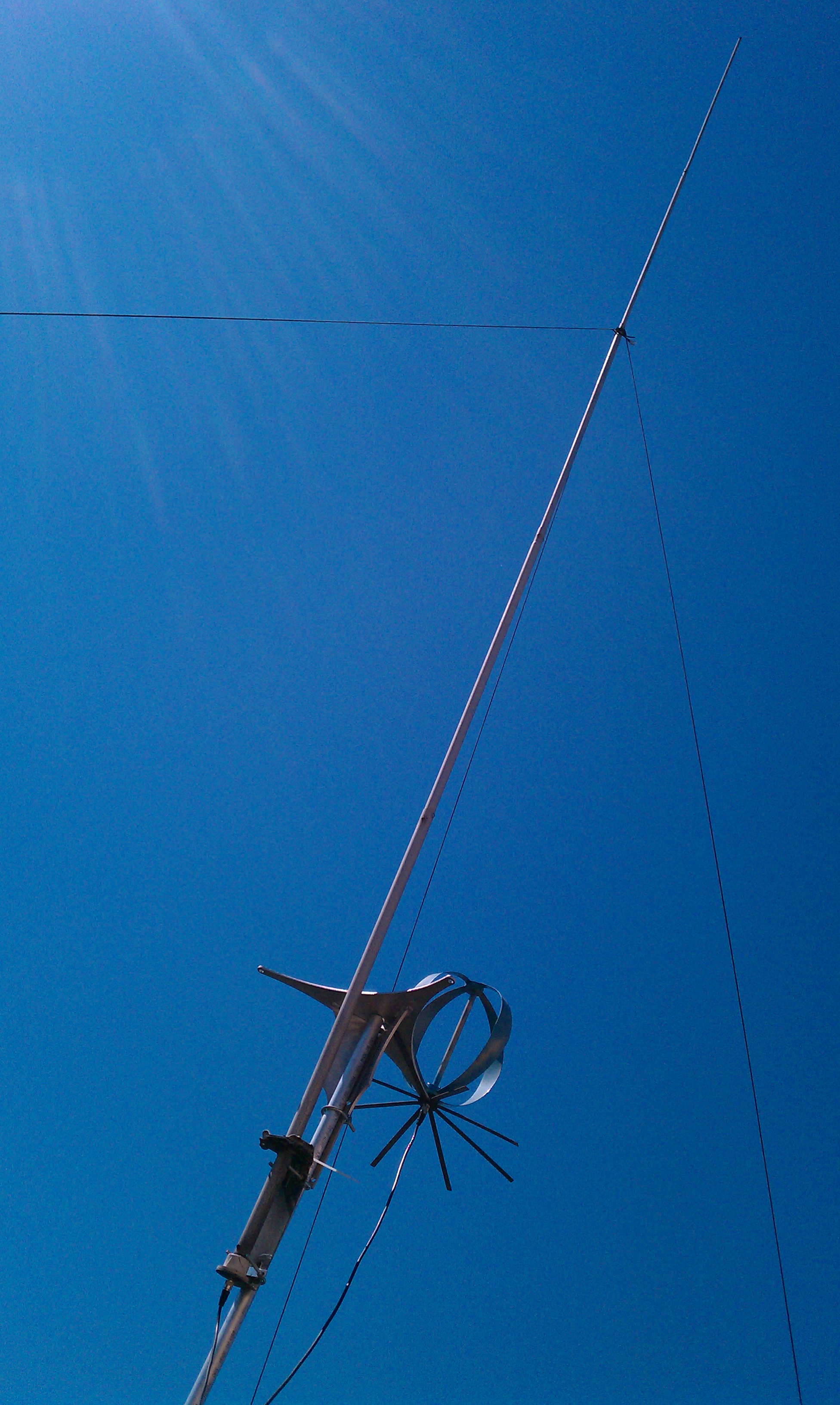 mast with antennas 