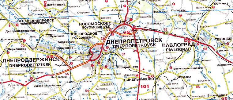 Днепропетровск карта гугл