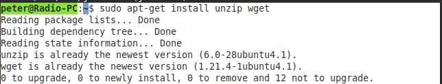YAAC pre-reqs install in terminal window