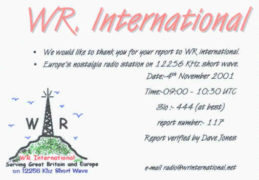 W R International