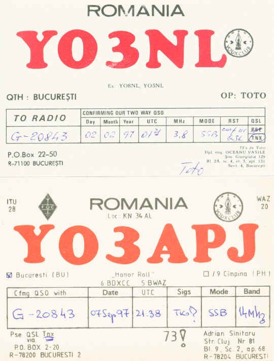 Romanian radio amateurs