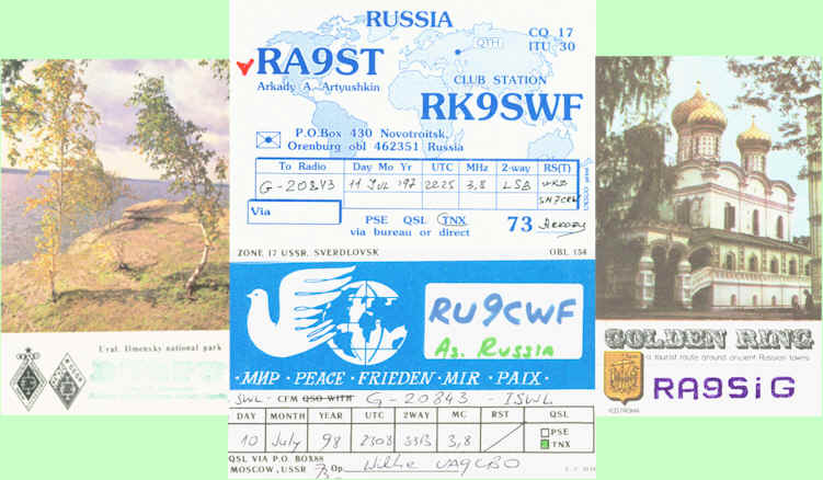Radio amateurs from Asiatic Russia