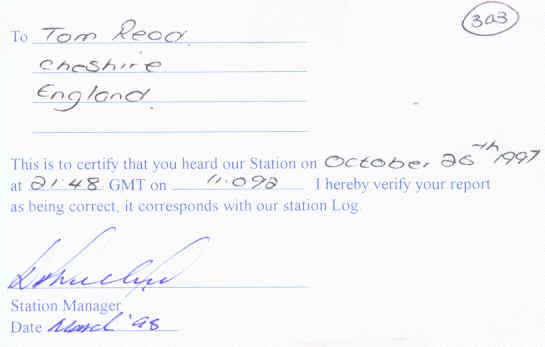 Radio St Helena 1997