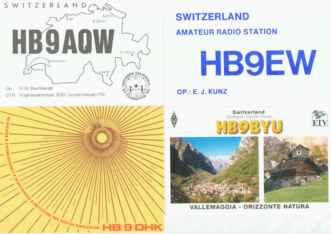 Swiss radio amateurs