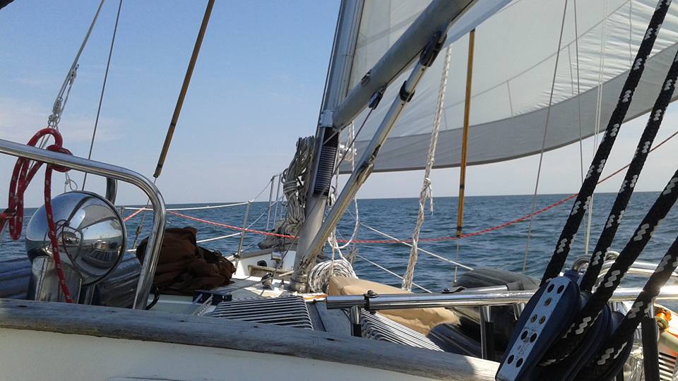 under sail