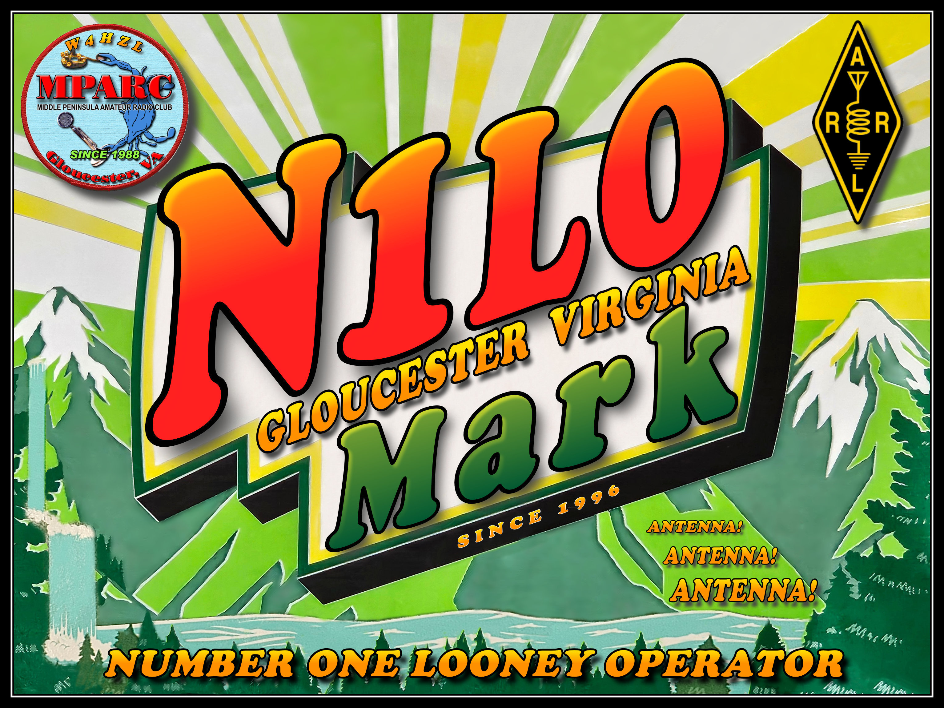 Send me an S.A.S.E to receive my QSL card