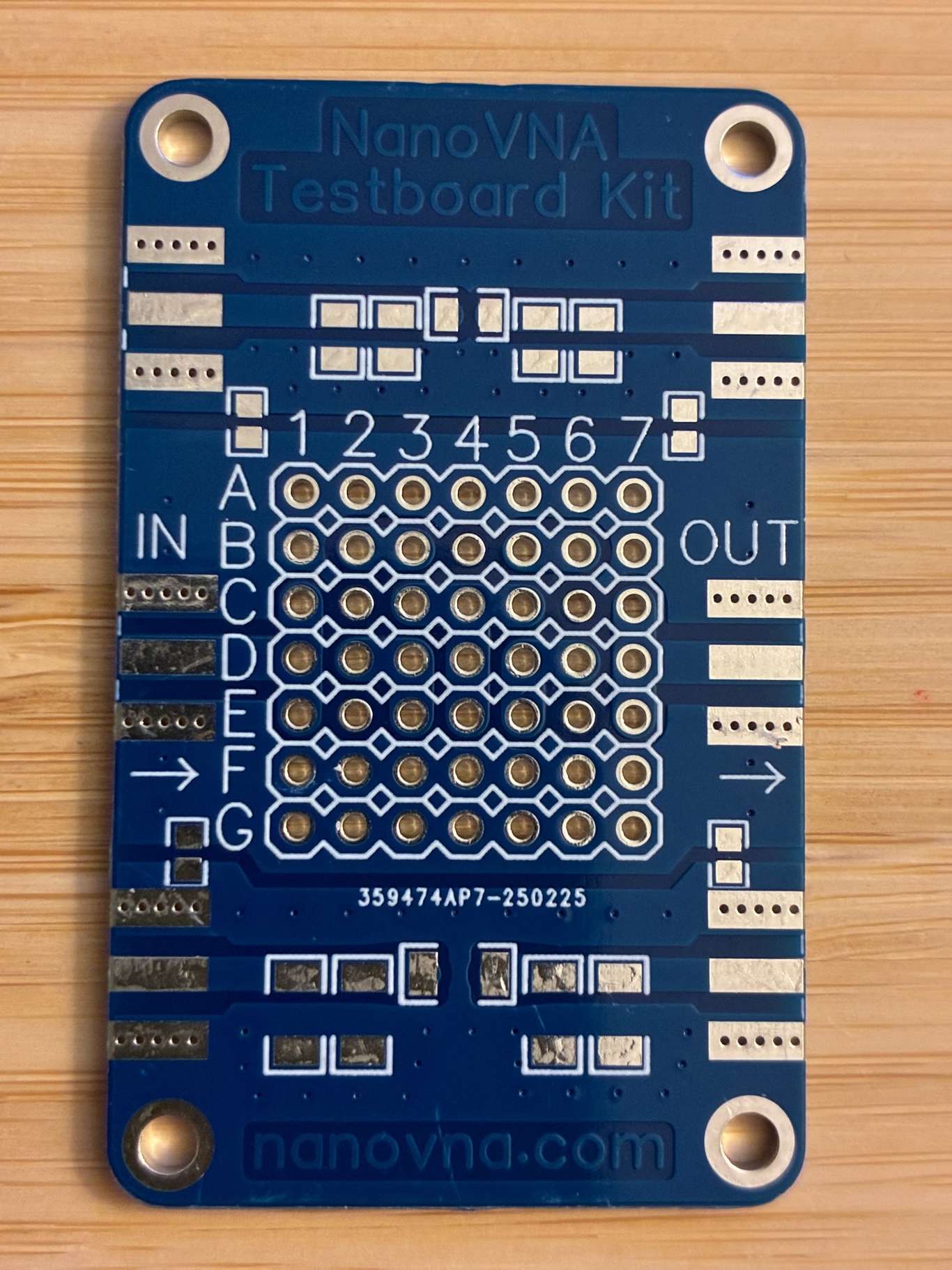 NanoVNA Test Board Kit Part 2 - N8DMT